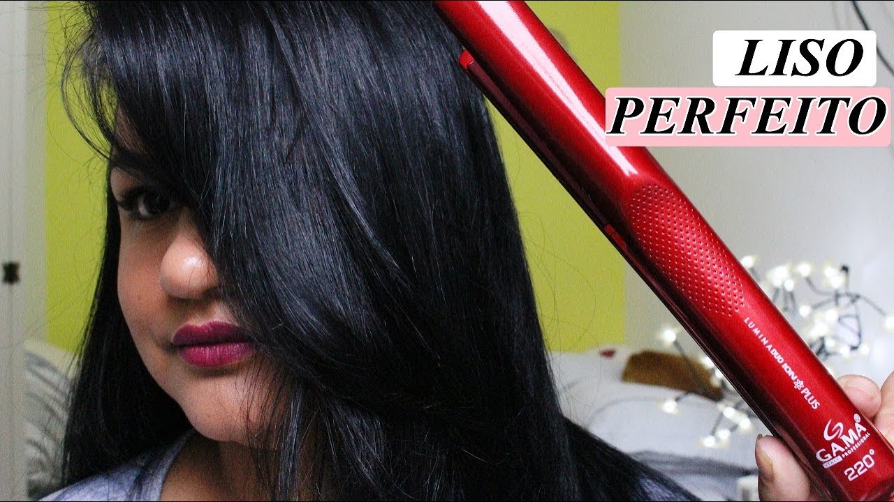 TESTANDO PRANCHA GAMA ITALY | CABELO LISINHO COM BRILHO