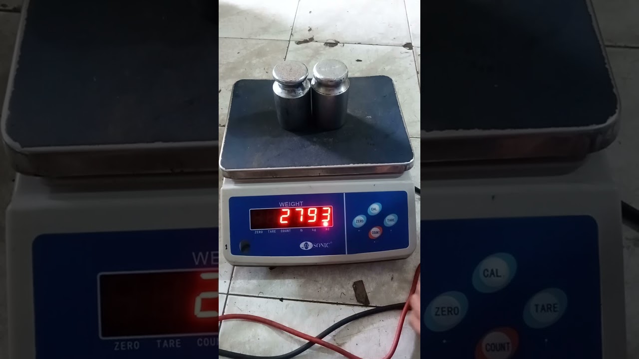 cara Kalibrasi timbangan SONIC model- ACS kap 3kg @mashenchannel8655