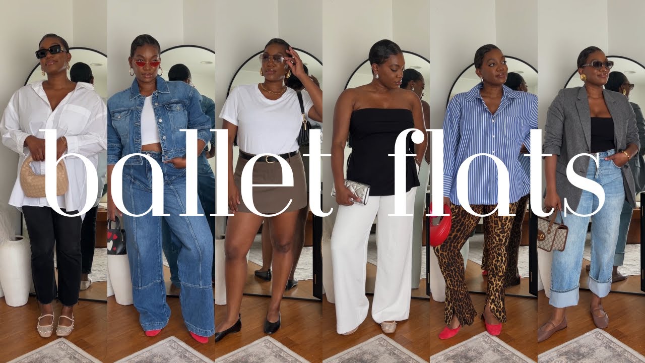 6 stylish ways to wear the ballet flats sitting in your closet