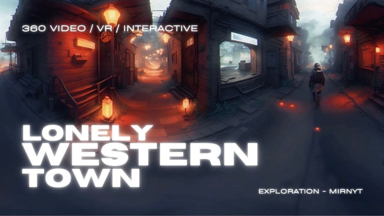 LONELY WESTERN TOWN / 360 VIDEO / VR / INTERACTIVE