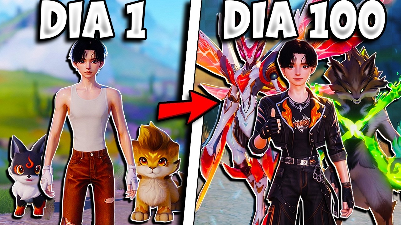 Passei 100 Dias no Aniimo