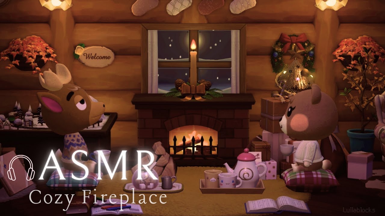 ASMR | Sleep Aid 🎧 12 hours of Cozy Fireplace Ambience 🔥