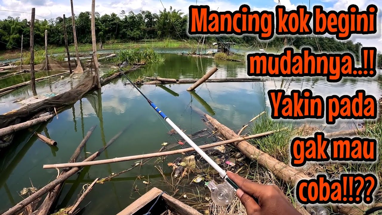 MANCING PALING EFISIEN ‼️ YANG BELUM PERNAH KALIAN WAJIB COBA || Mancing ikan red devil NAHOL MANIA