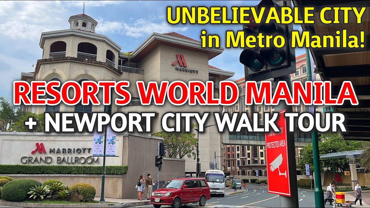 RESORTS WORLD MANILA & NEWPORT CITY TOUR | UNBELIEVABLE Modern District in Pasay City, Philippines
