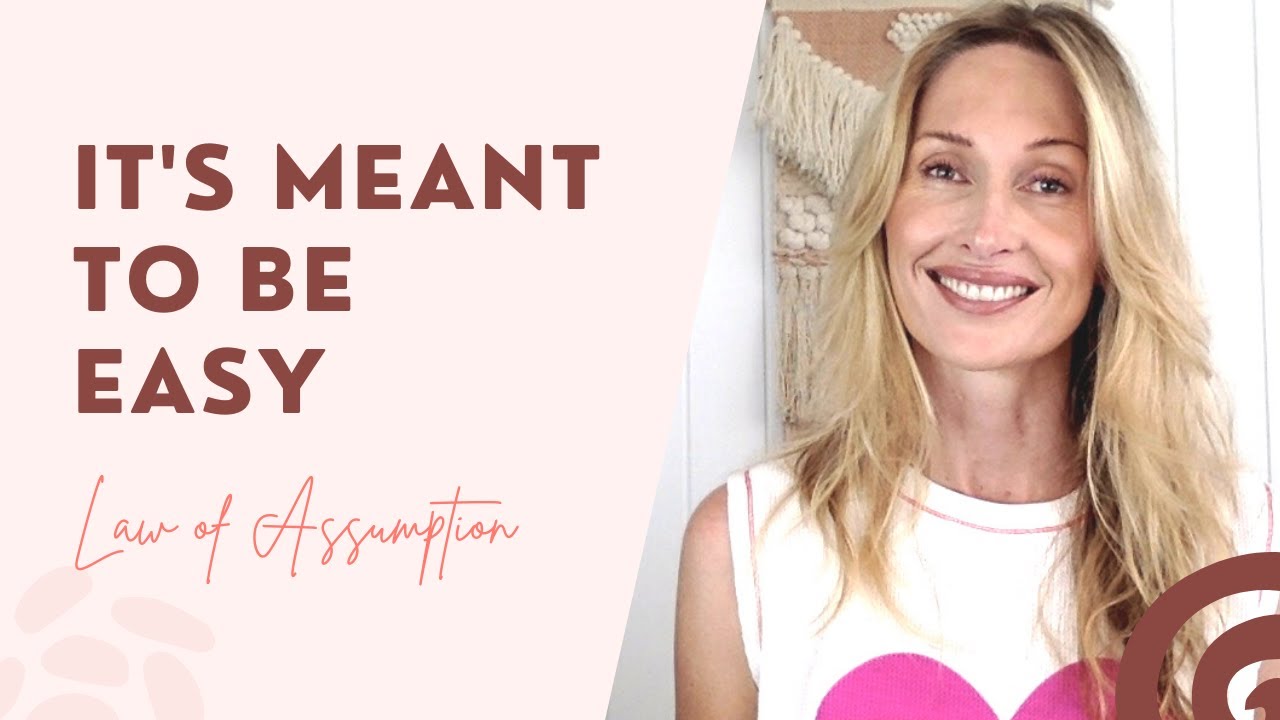 It's Meant To Be EASY! #lawofassumptioncommunity #lawofassumptionsuccess #manifestreality