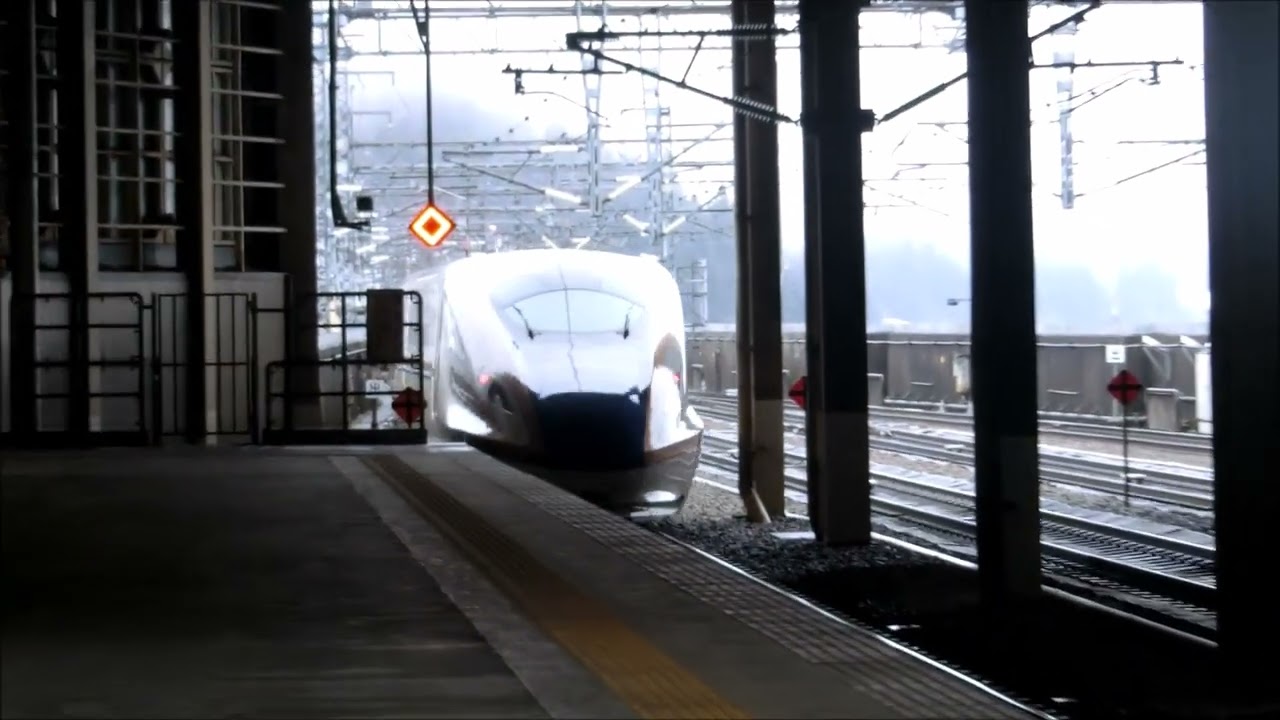 2025年1月2日浦佐駅にて上越新幹線