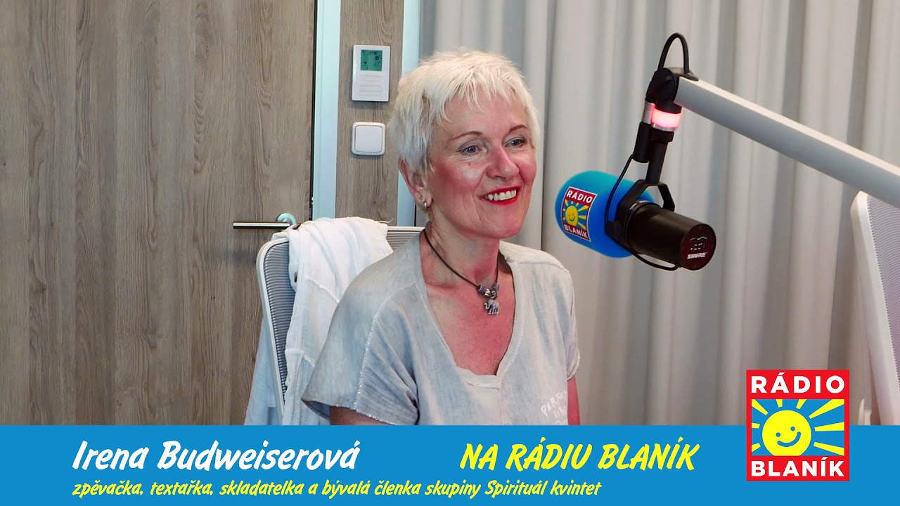 Irena Budweiserov&aacute; na R&aacute;diu BLAN&Iacute;K