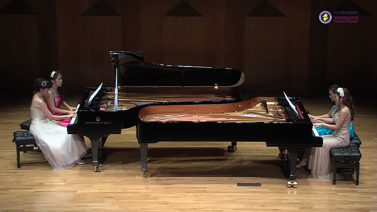 Joo-Hye Lee - Animation Music Medley for 2 Pianos 8 Hands