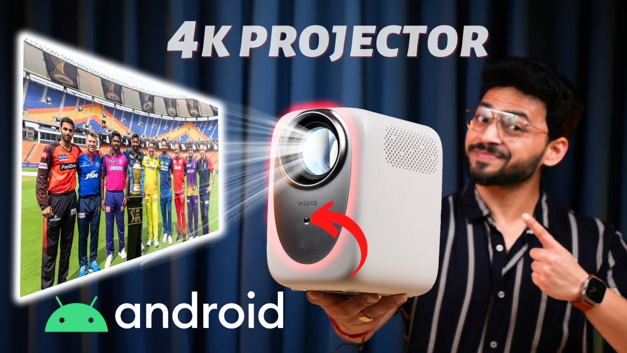 Best Full HD Android Projector | 4K HDR Support | WZATCO CE Projector 🔥