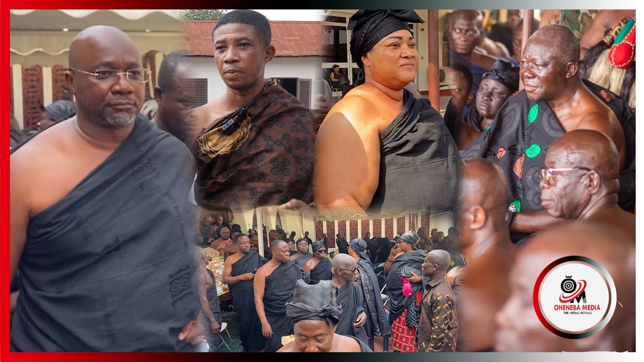 Asante Mampong traditional council introduces Leslie Osei Bonsu to Otumfuo as new Mamponhene