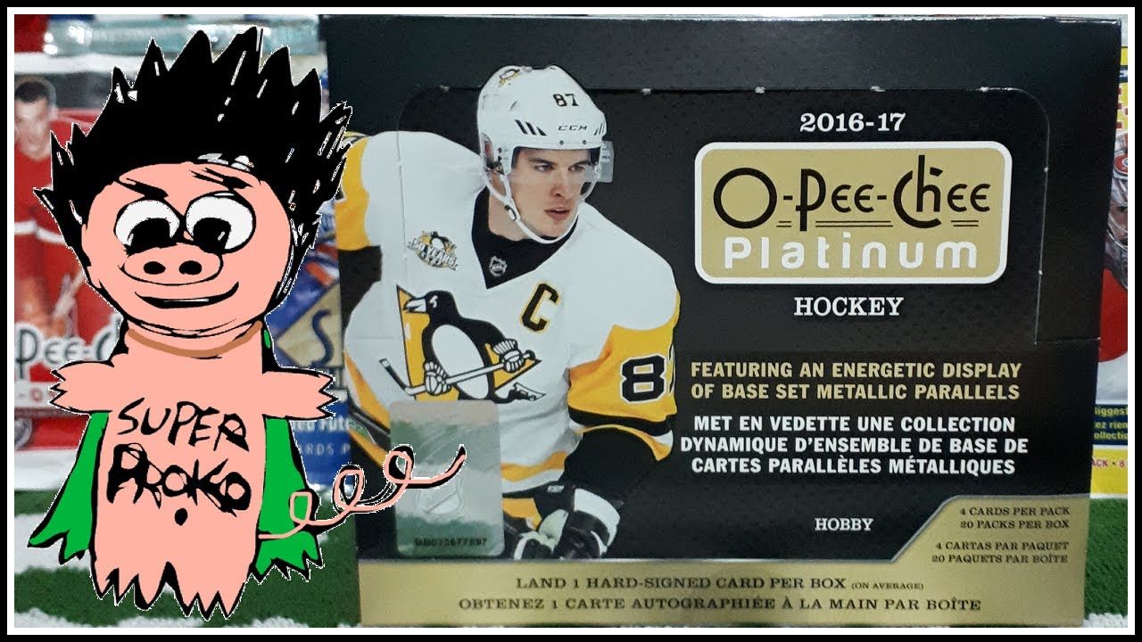 Распаковка коллекционного набора O-Pee-Chee PLATINUM 2016-17