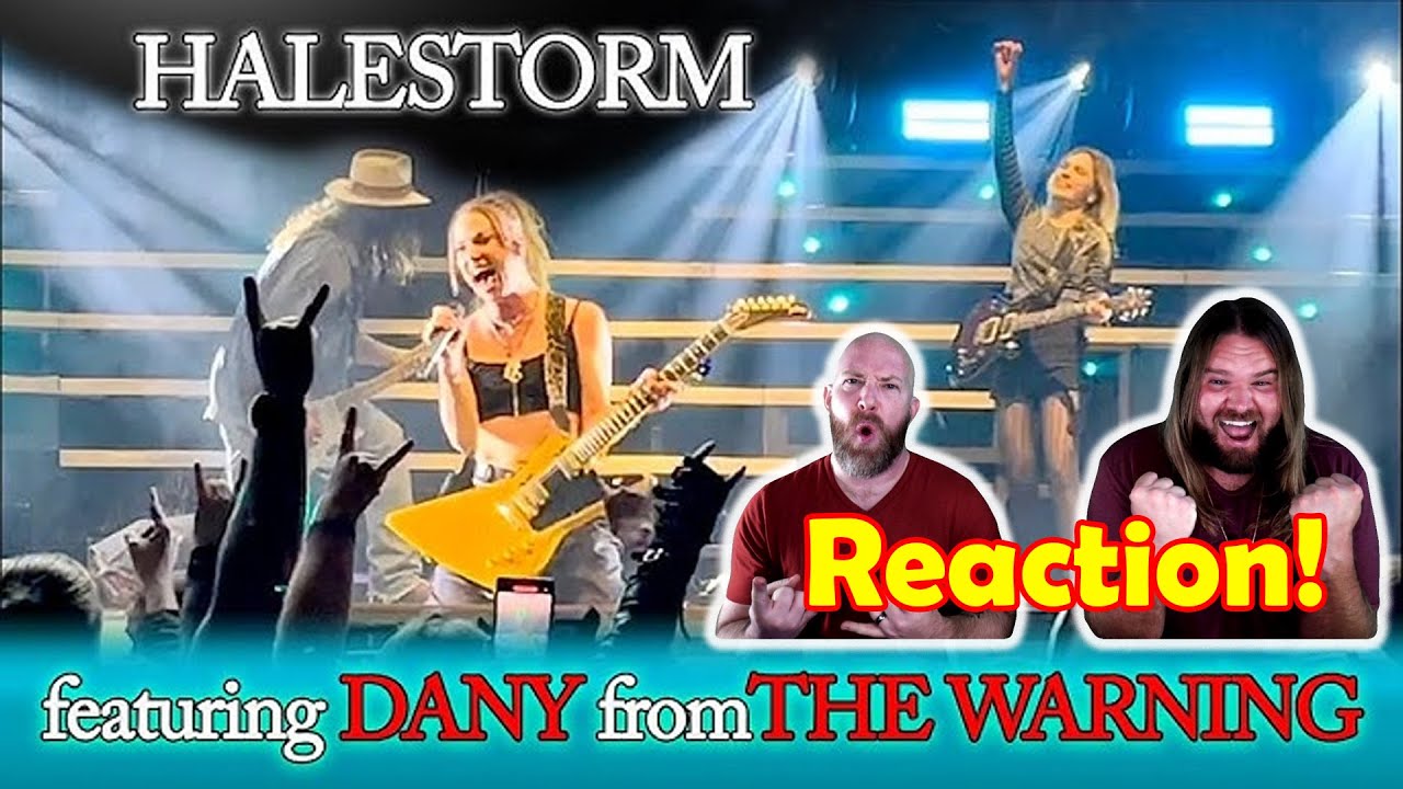 Musicians react to hearing Halestorm & Dany The Warning LIVE Quebec city, Familiar Taste of Poison!