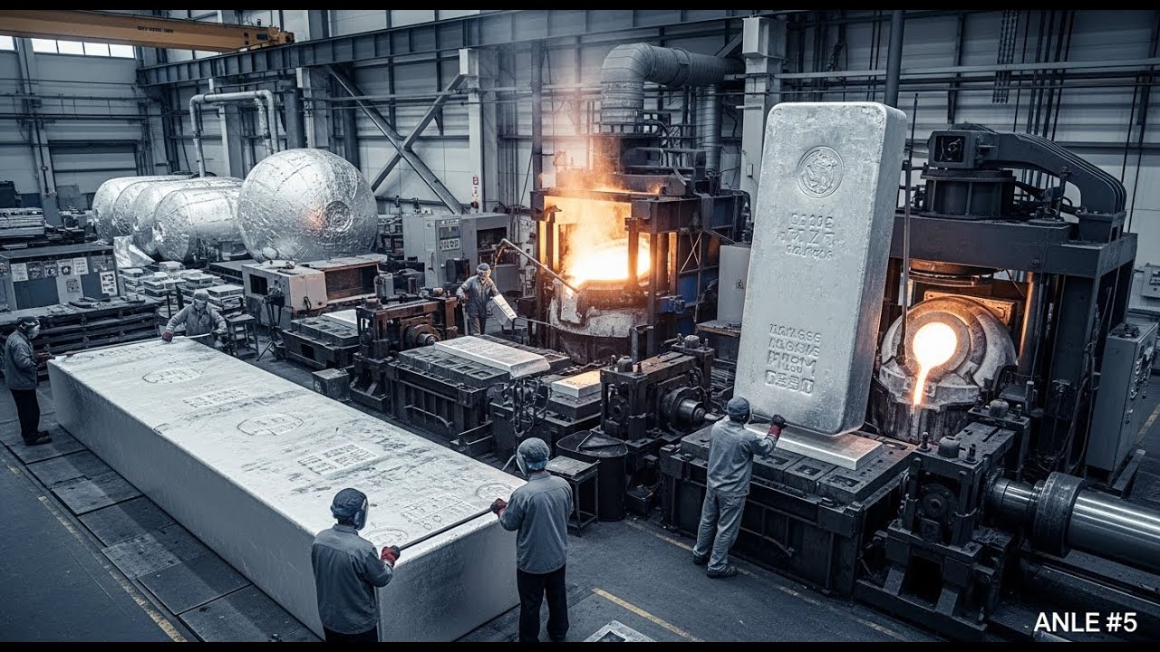 How Silver Bullion Is Minted | From Molten Metal to Stamped Bars
