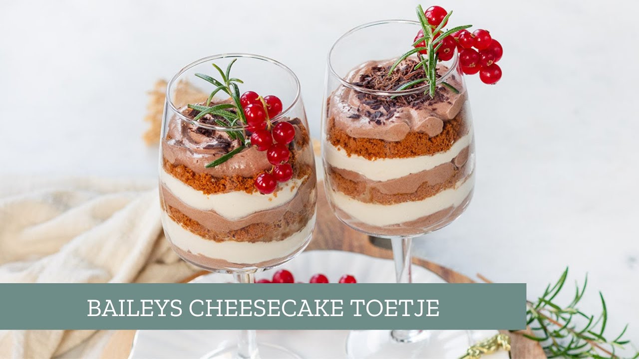 Superlekker Baileys cheesecake toetje 🌟 | LeukeRecepten