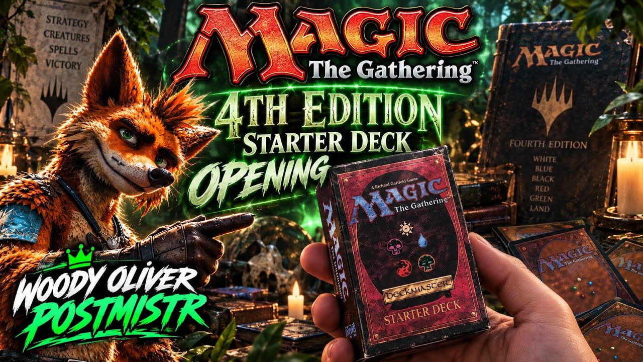 Magic the Gathering - 4th Edition Starter Deck OPENING