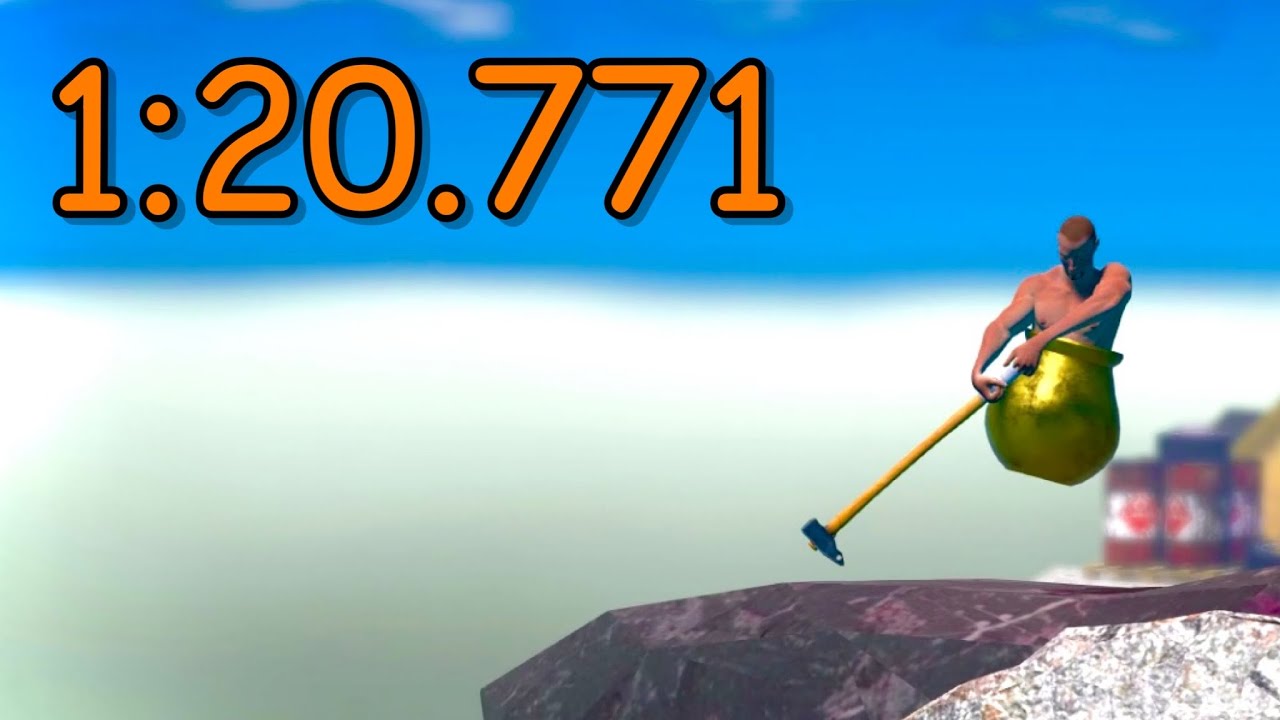 Getting Over It Speedrun in 1:20.771