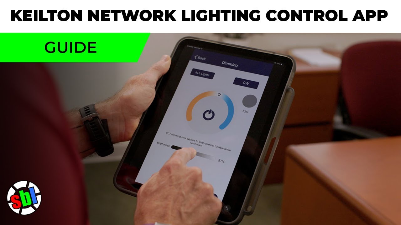 How to Use the Keilton Network Lighting Control App