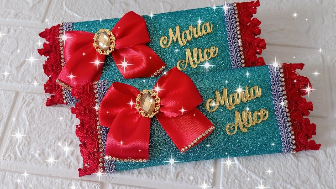 PORTA KIT KAT DE EVA PASSO A PASSO | PERSONALIZADO DE LUXO