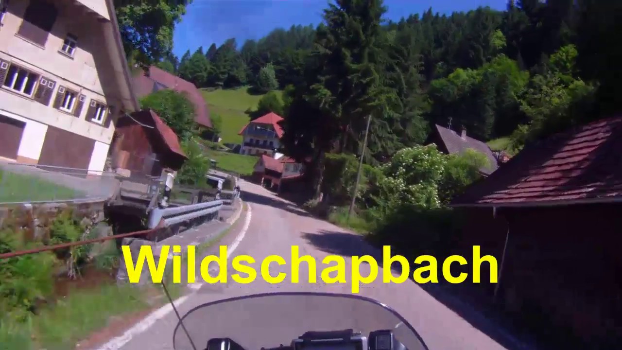 Mit dem Motorrad durch den Schwarzwald  Schapbach - Bad Peterstal