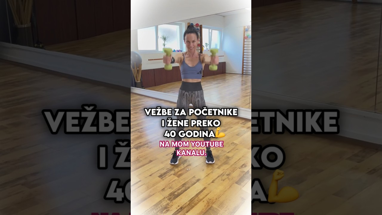 #vežbe za početnike i žene preko 40 godina, može&scaron; da uvrsti&scaron; u svoj #trening i ostvari&scaron; rezultate