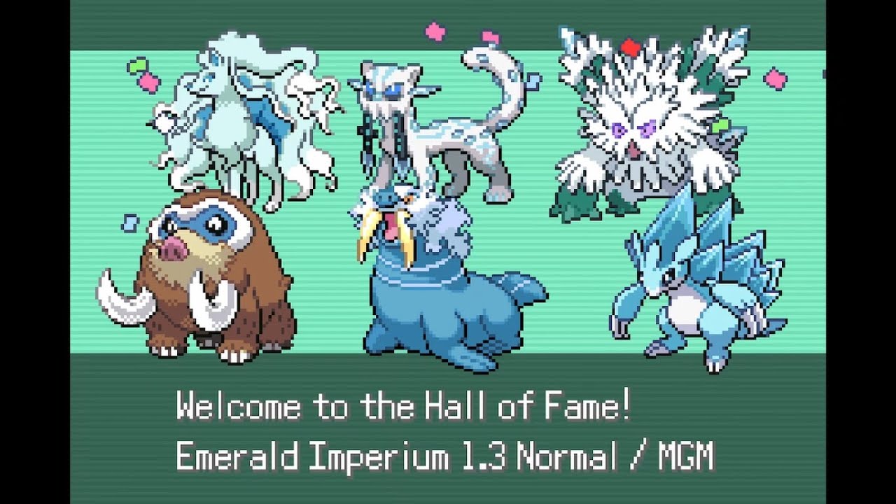 Монотип Emerald Imperium Ice (Elite 4 и Champion)