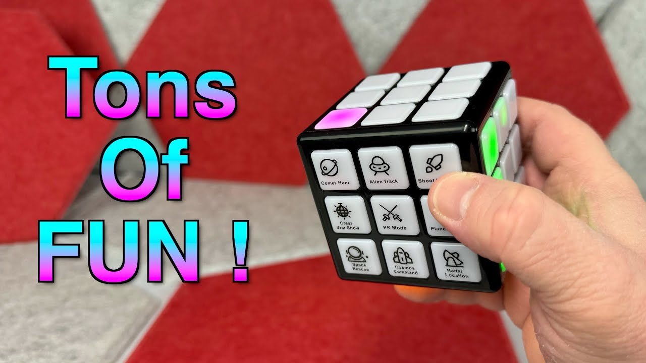 Handheld Rechargeable Gaming Cube Review - Programmable Electronic Game Cube