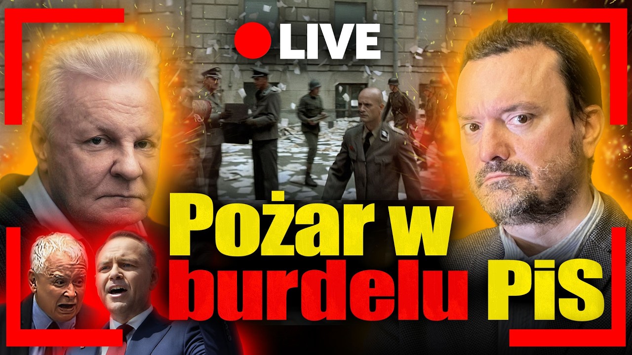 [LIVE] Pożar w burdelu PiS.Kaczyński atakuje Nawrockiego.Każdy chce być premierem Szwejgiert, Piński