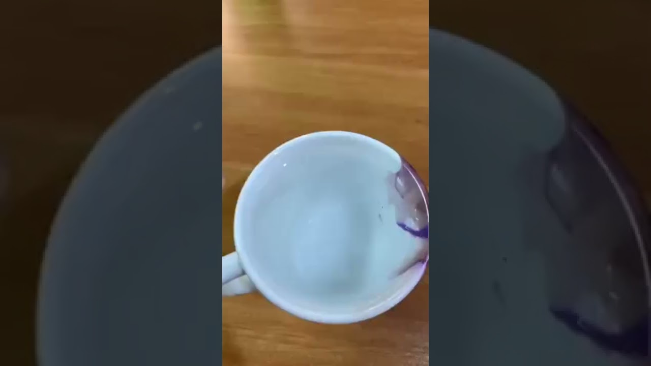 Unspillable Cup? REAL or FAKE? #shorts #science #experiment