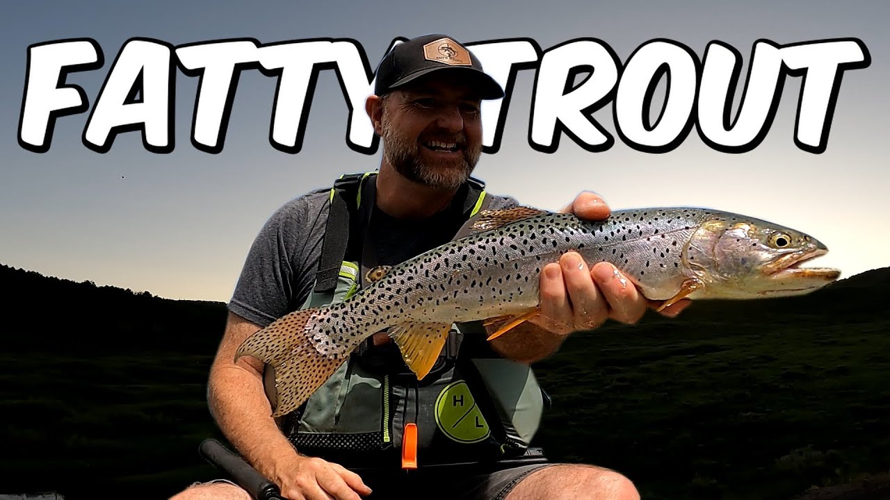 Epic day Trout Fishing at Strawberry Reservoir on The Kayak