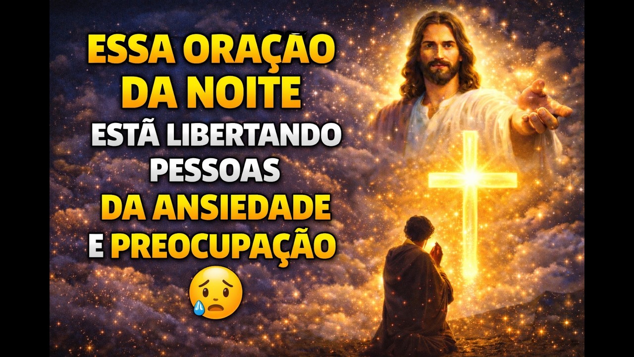 ESSA ORAÇÃO DA NOITE ESTÁ LIBERTANDO PESSOAS DA ANSIEDADE E PREOCUPAÇÃO