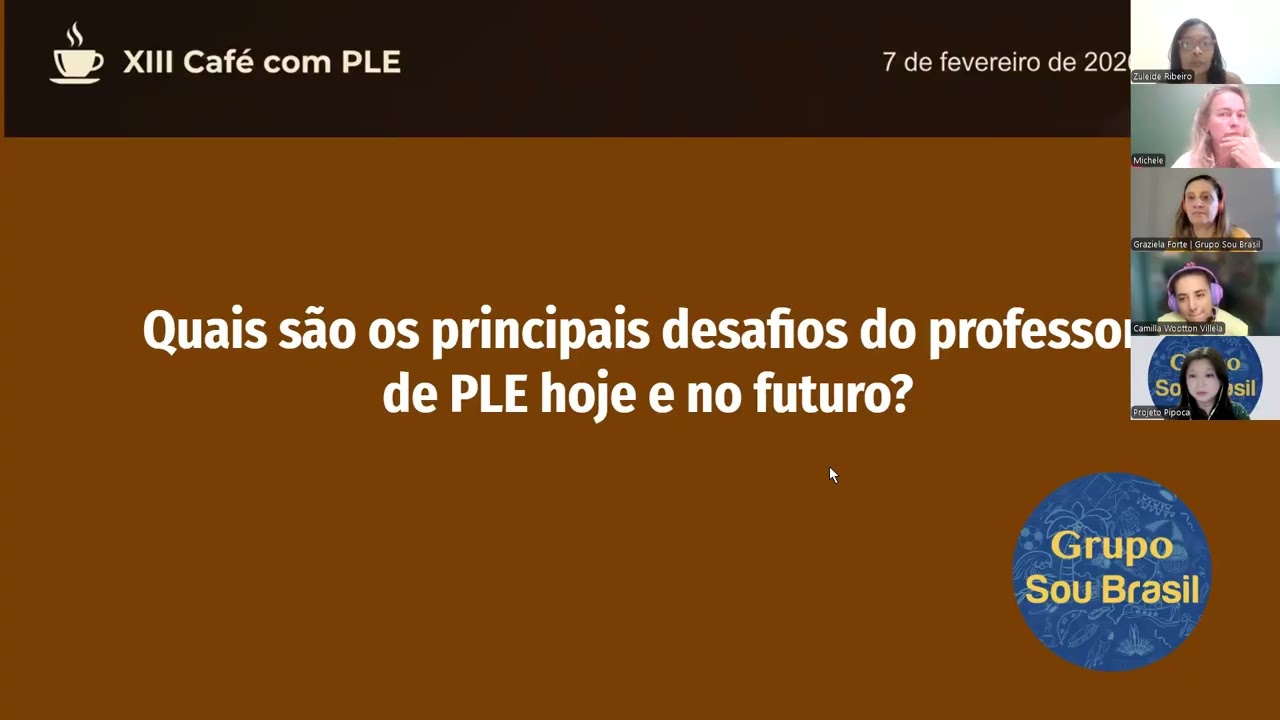 XIII Café com PLE - Conectando professores para os desafios futuros