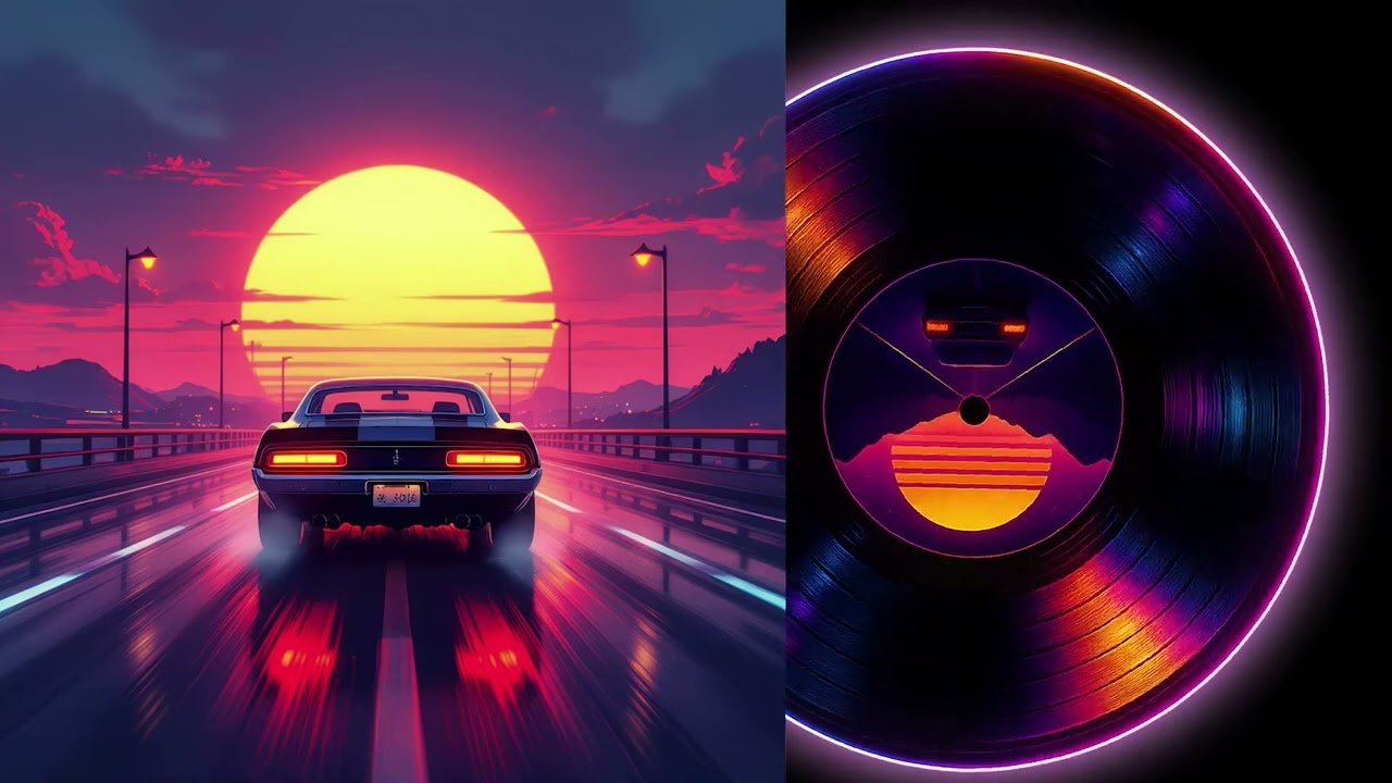 1985 | Neon Drive into the Night 🌌 // Retrowave, Synthwave, Outrun, Chillwave