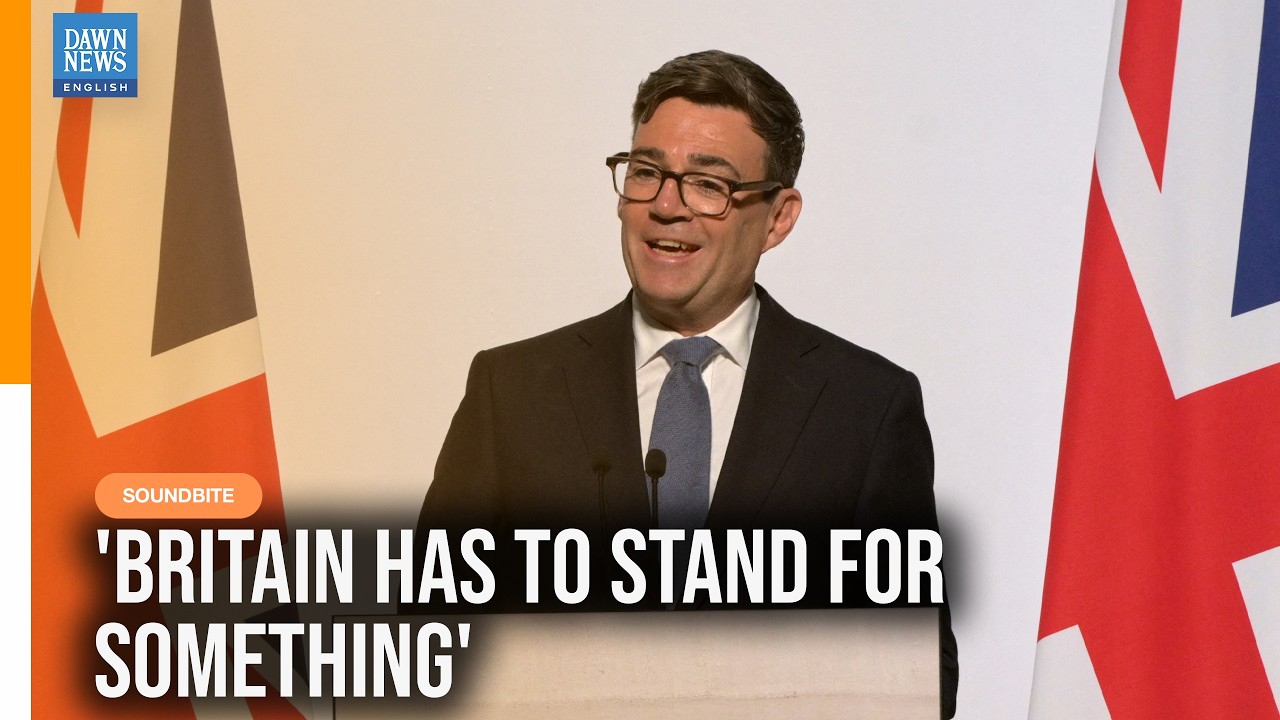 UK Prime Minister Burnham Defends Israel Sanctions, Says Britain Is Leading | Dawn News English