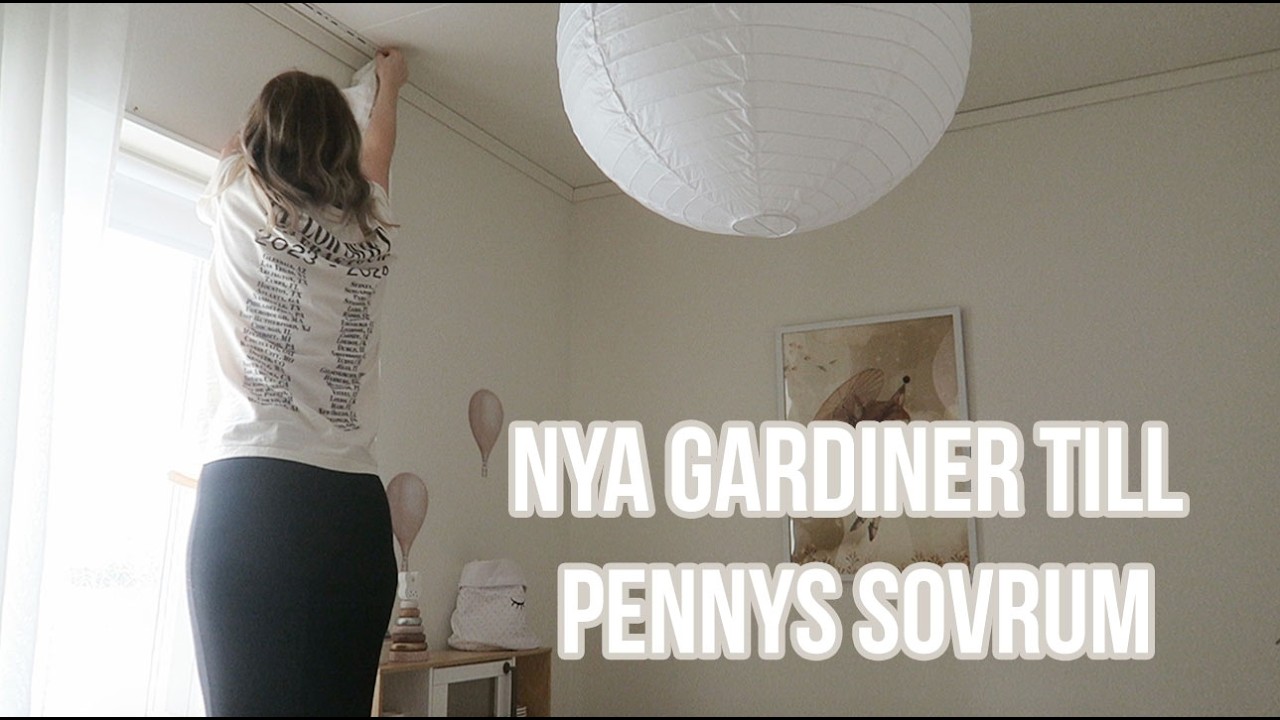 SÄLJA PÅ VINTED, NYA GARDINER I PENNYS RUM / vlogg