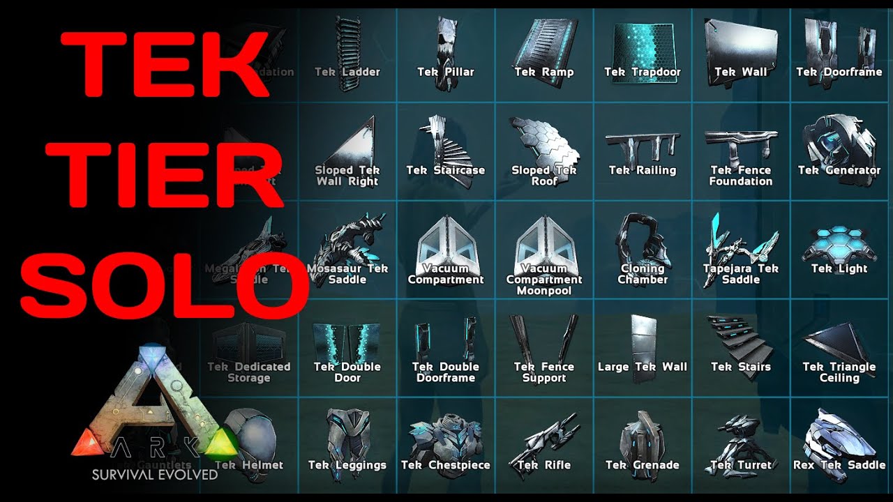 How to get TEK TIER SOLO in Ark Survival Evolved 2023