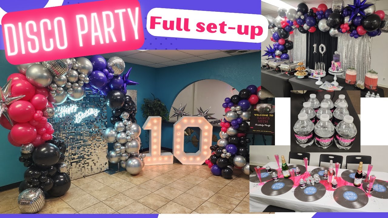 Disco-themed party
