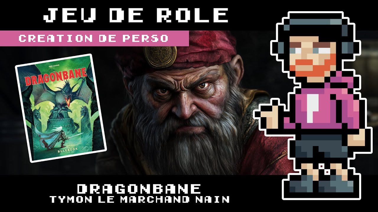 Création de perso - Dragonbane - Tymon le nain marchand