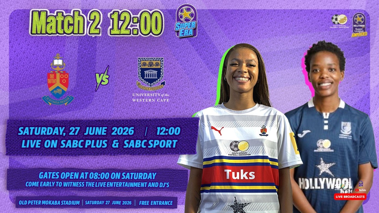 Hollywoodbets Super League: UNIVERSITY OF PRETORIA vs UNIVERSITY OF WESTERN CAPE