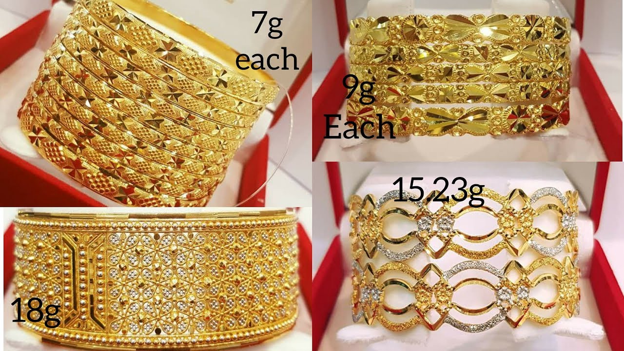Gold Kara designs with WEIGHT |Gold Bangles with weight