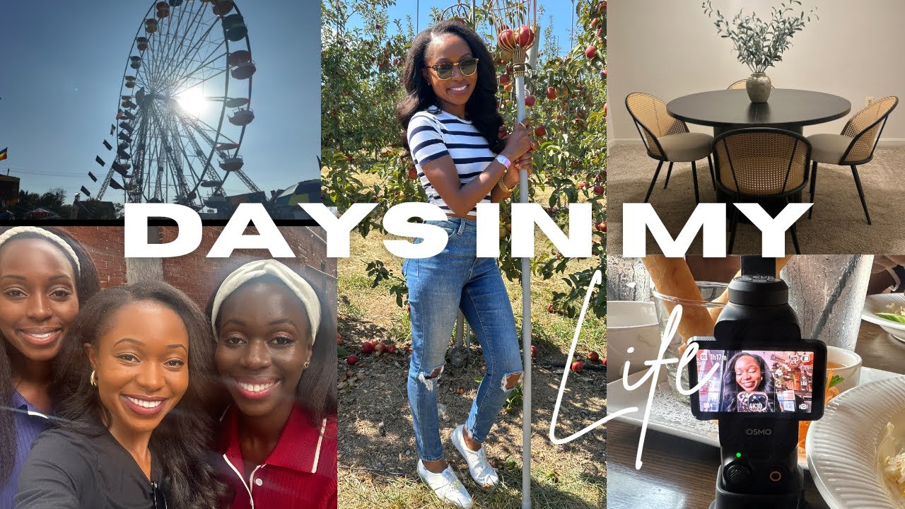 Days in my Life | I built my dining room table on my own + Apple picking + County fair + more!