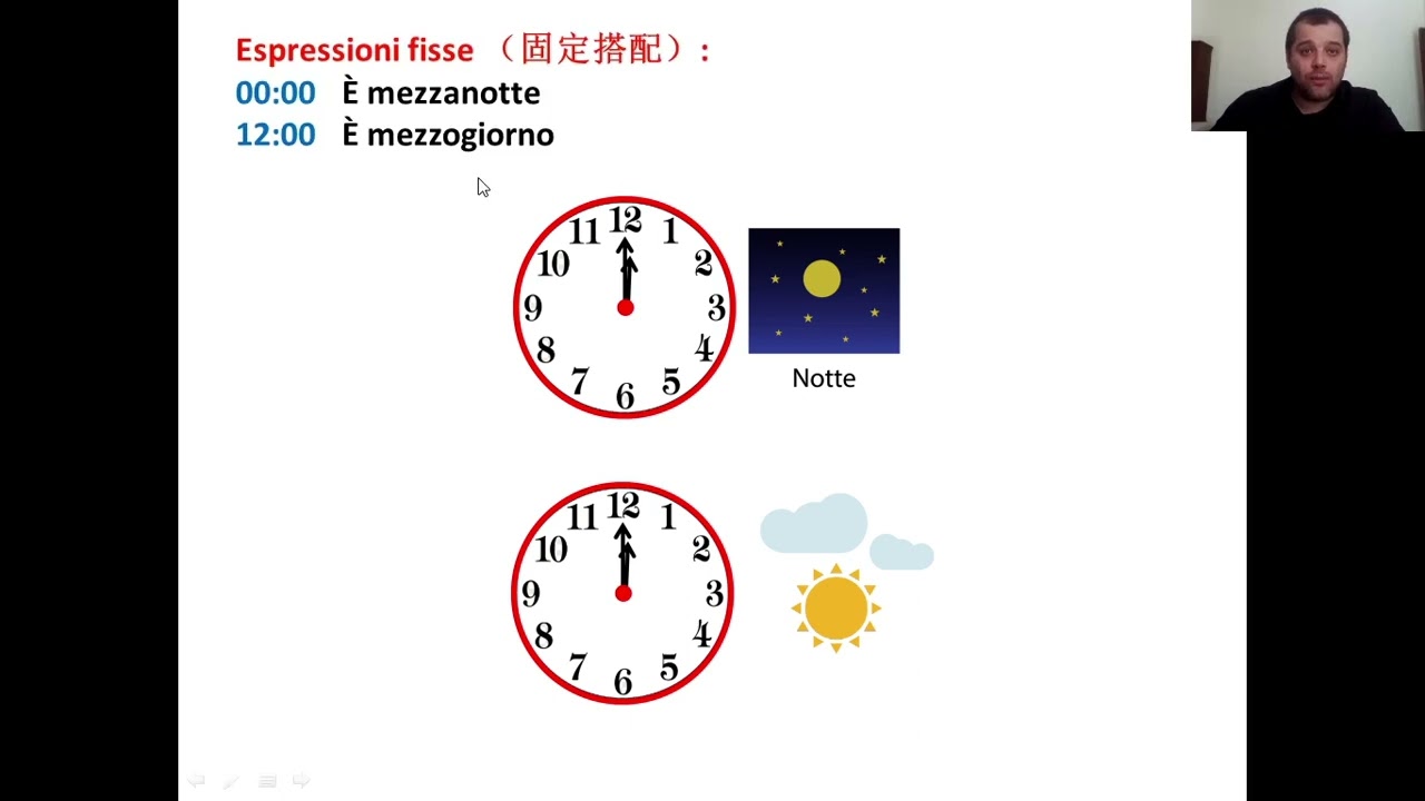8. L’orario / 现在几点？ / What time is it?