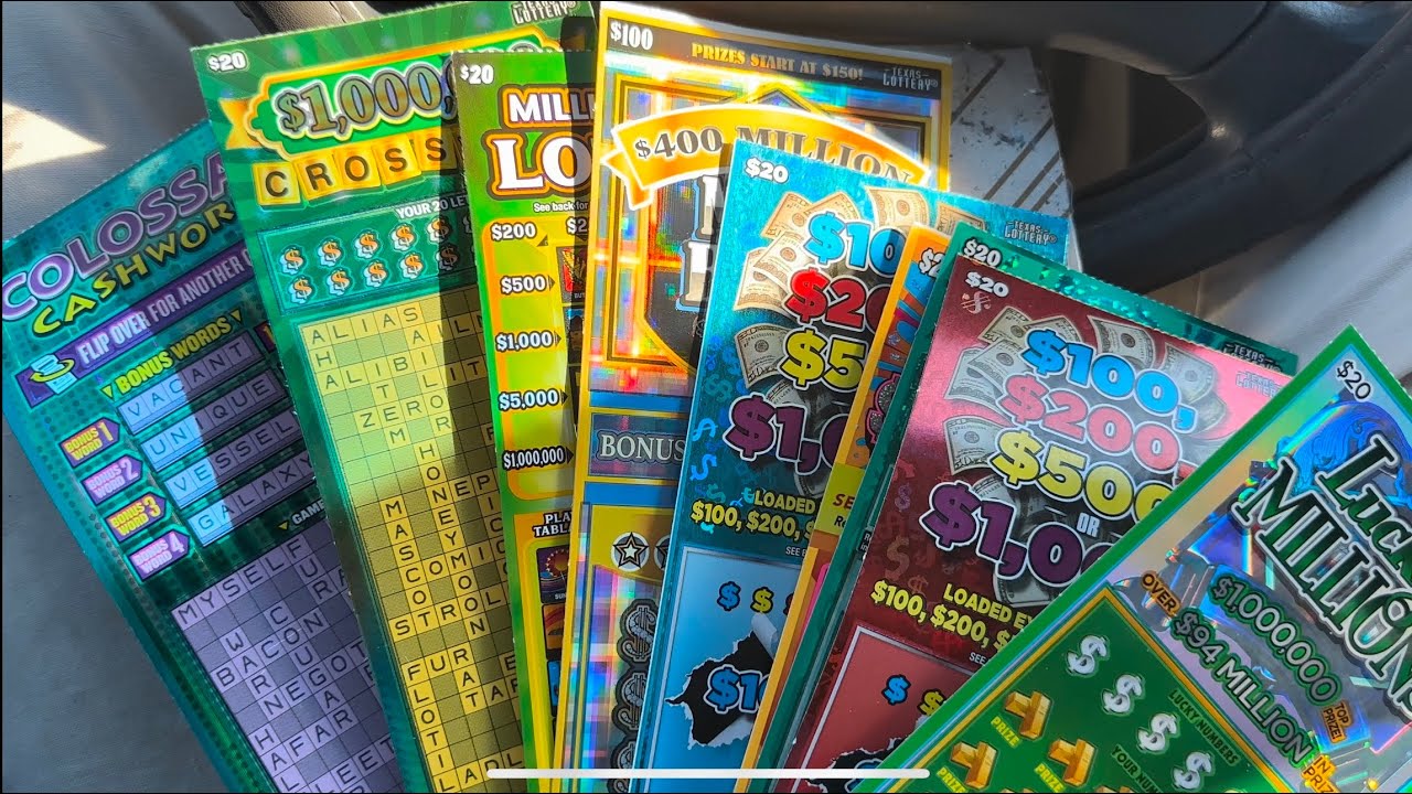 Texas lottery scratch off tickets