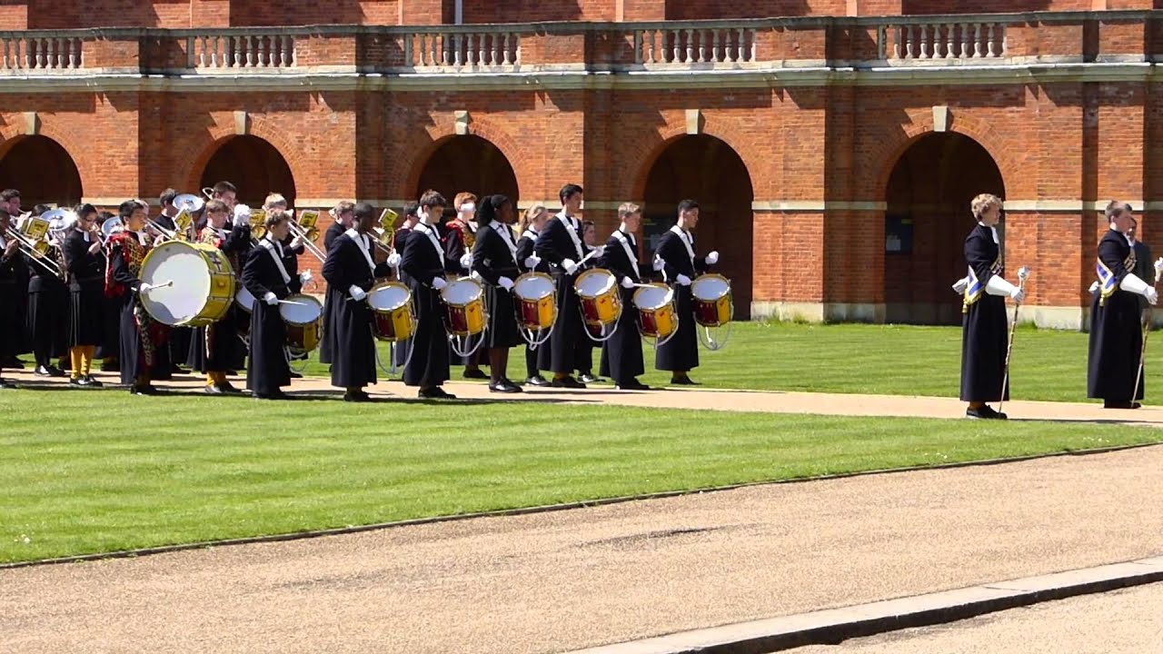 Christ's Hospital Old Blues Day 20 April 2013 - Marching Into Lunch