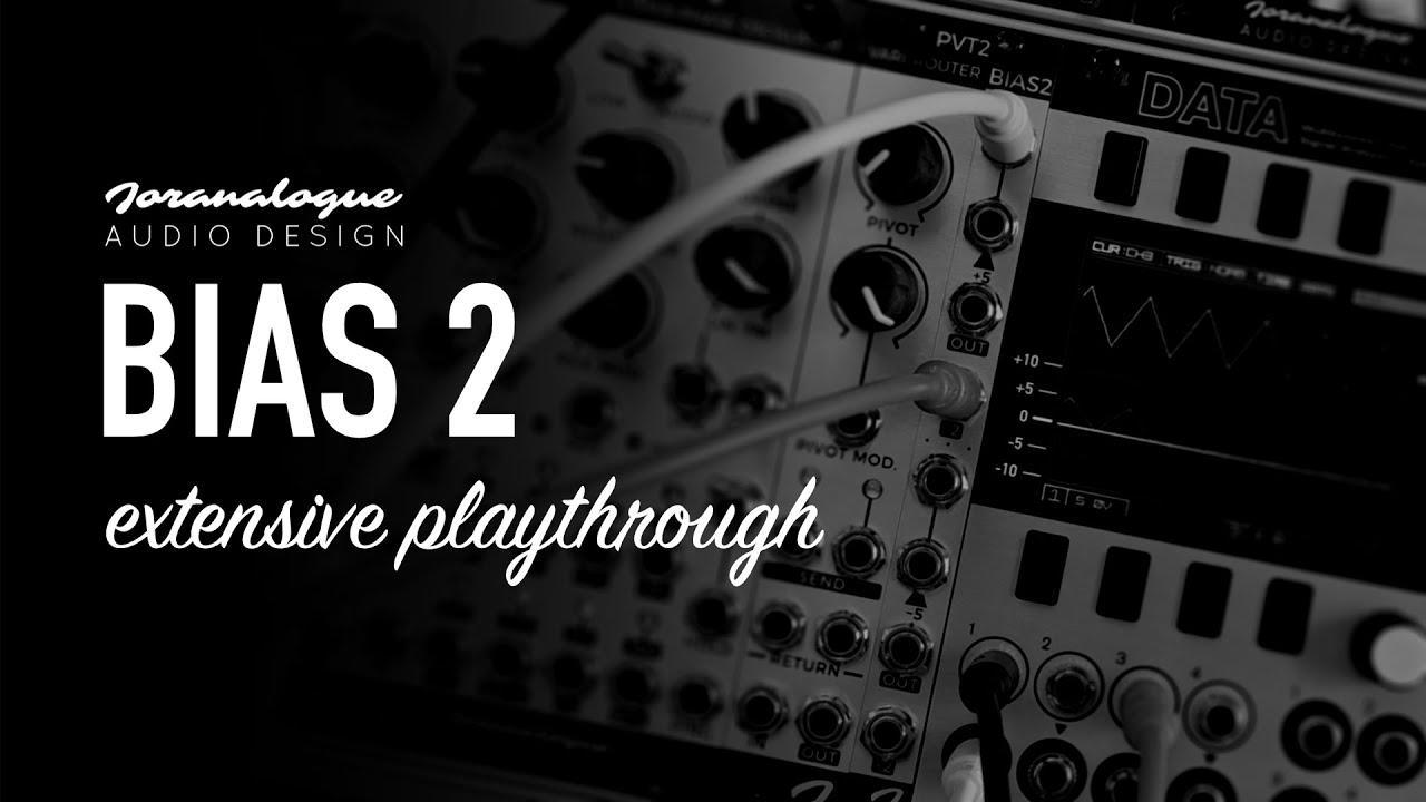 Joranalogue Audio Design BIAS 2 / quick but extensive playthrough / offset, mix, average, scale, ...