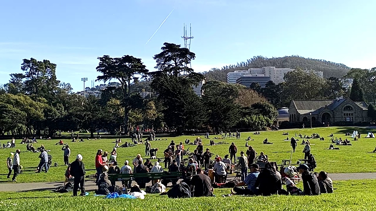 Golden Gate Drum Circle, Hippie Hill SF - Sunday February 21st, 2021