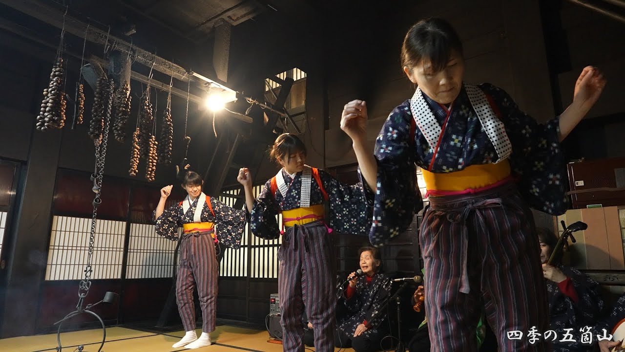 四季の五箇山 雪あかり 五箇山民謡披露 国重文・岩瀬家 2024 / 富山県南砺市