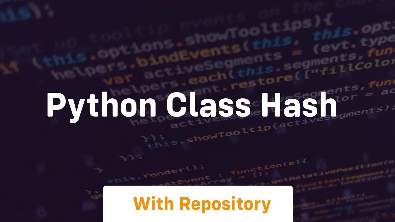 python class hash