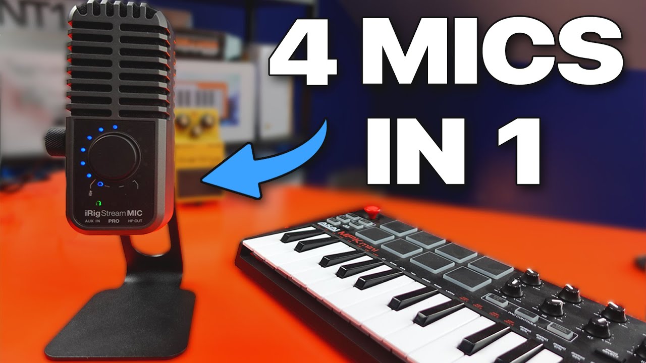 IK Multimedia iRig Stream Mic Pro - The Ultimate Microphone for iPad
