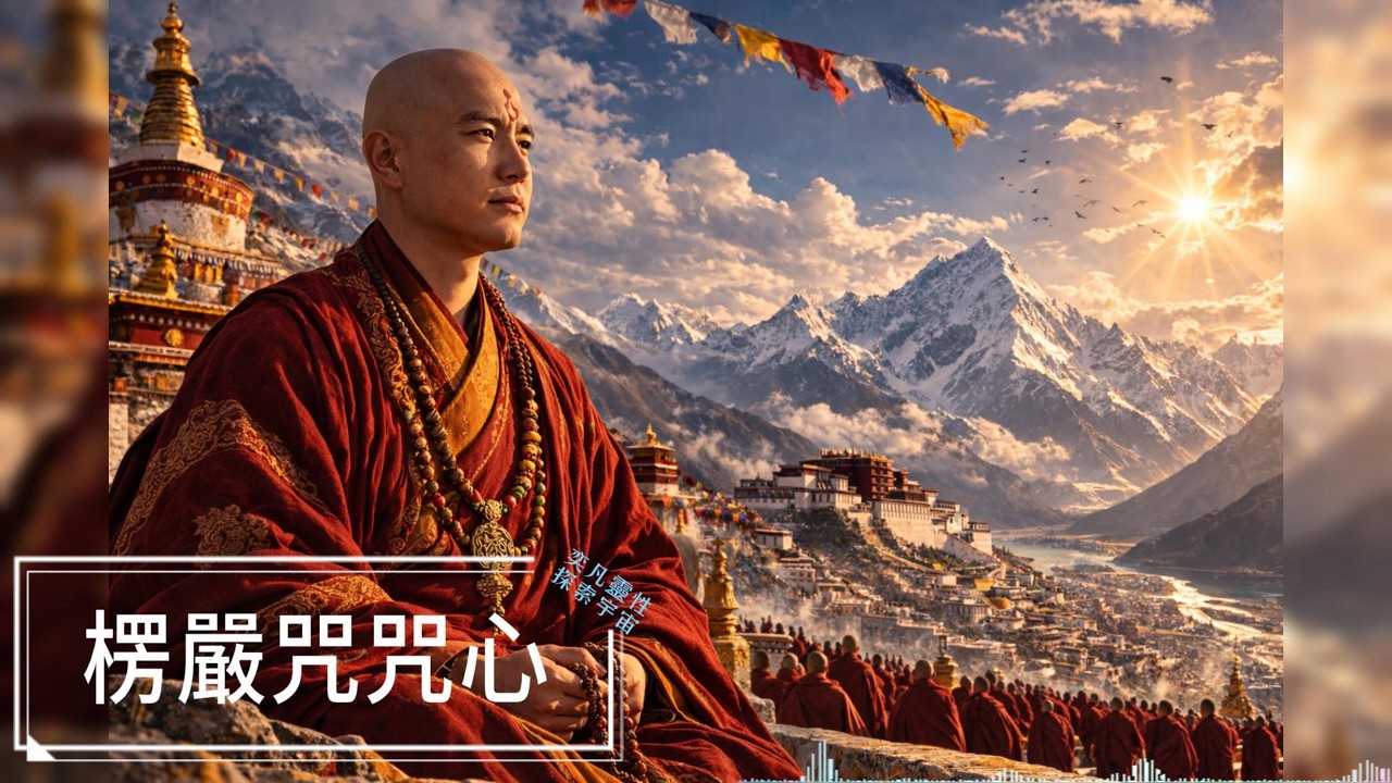 楞嚴咒咒心｜西藏密宗震撼唱誦｜Powerful Tibetan Buddhist Mantra Chant｜Surangama Mantra Heart