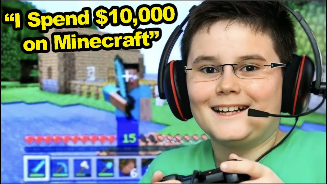 Малыш из Minecraft УКРАЛ кредитную карту своих родителей...